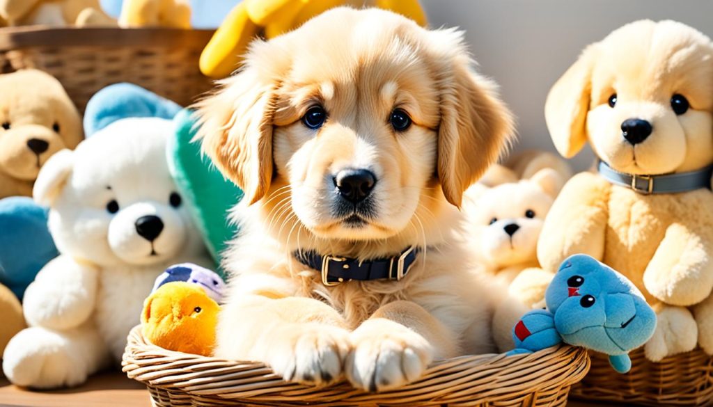 cute golden retriever pup