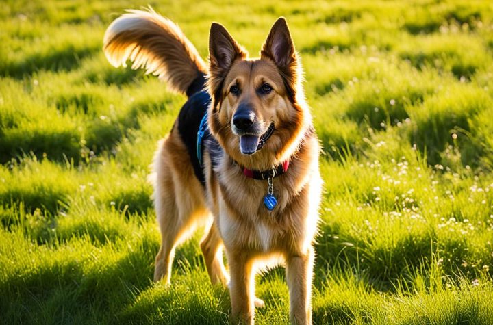 german shepherd golden retriever mix