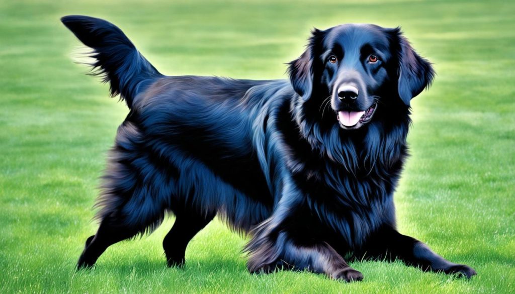 Dog breed history of the Flat Haired Retriever